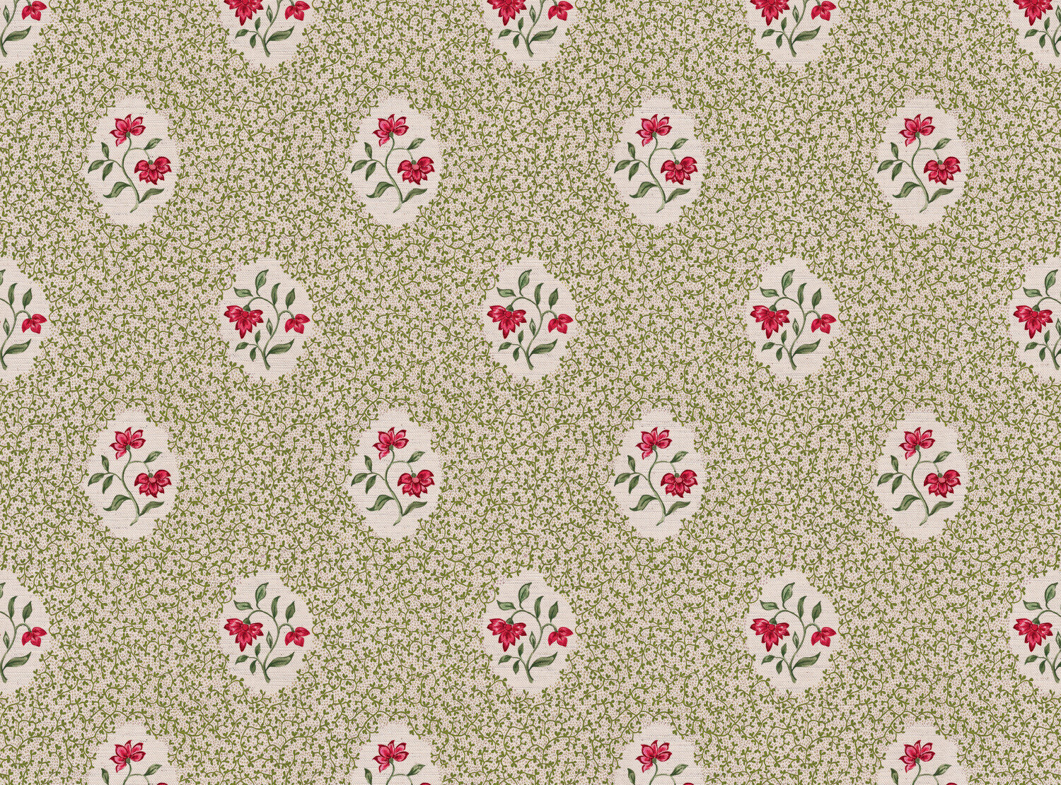 CW: Apple green and red | BASE: Natural Luxury Linen