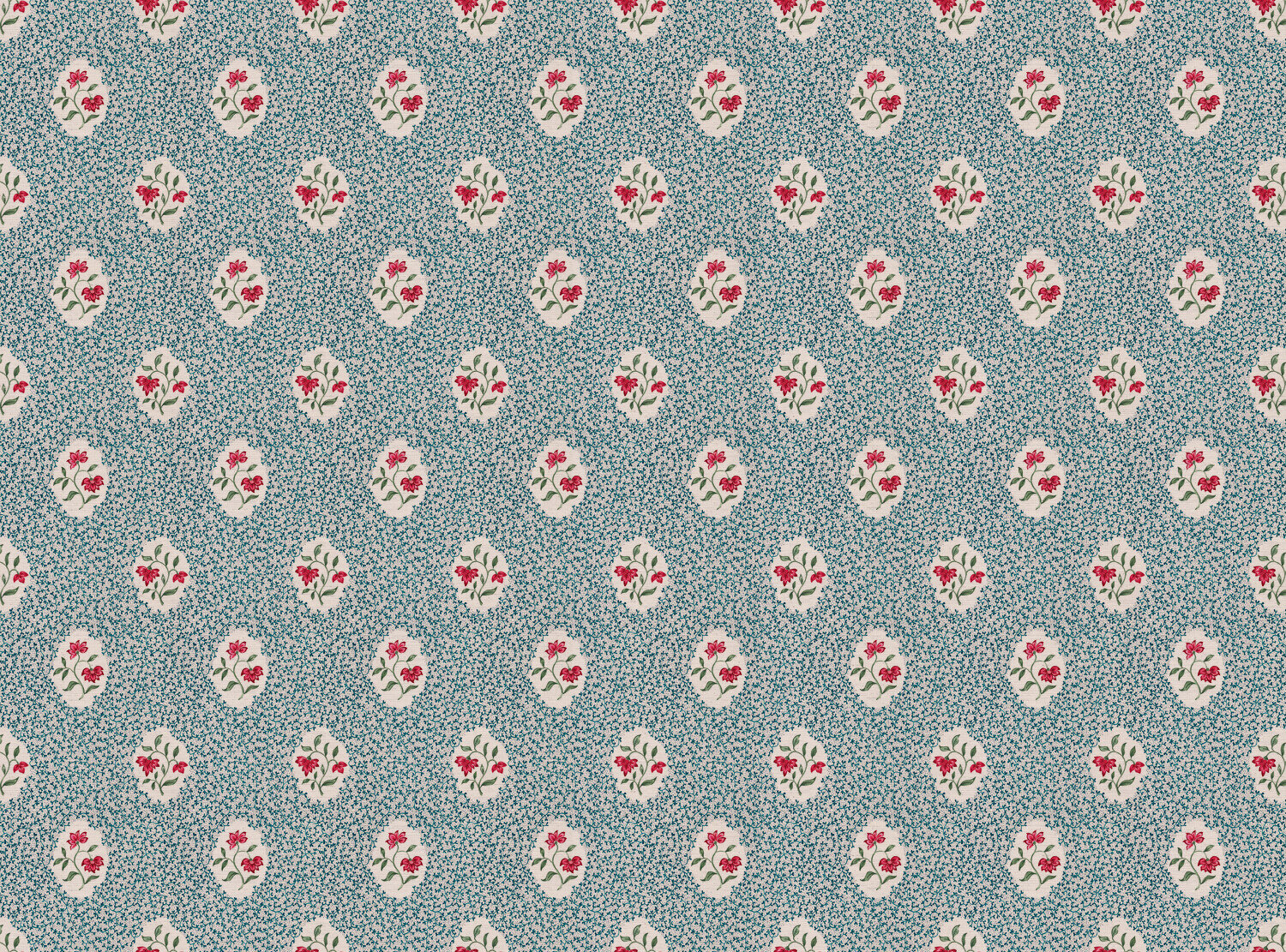 CW: Blue and red | BASE: Natural Luxury Linen