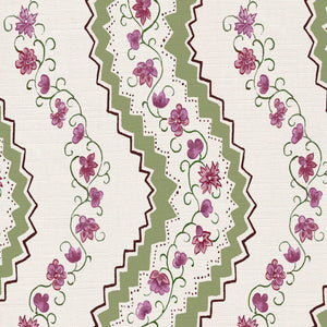 Dusky rose and green
