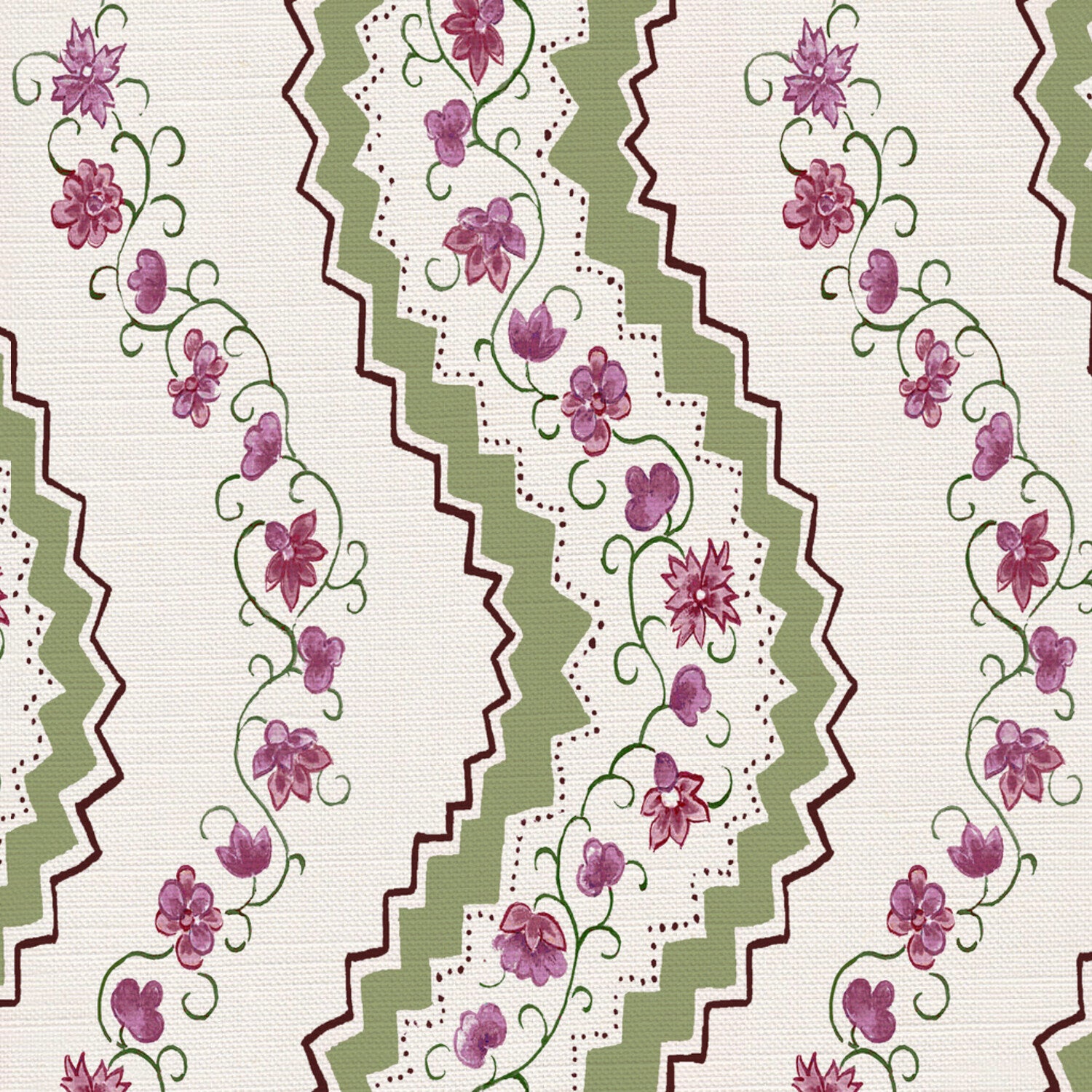 CW: Dusky rose and green | BASE: Luxury Linen | HERO