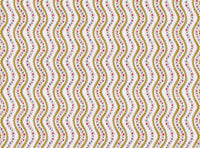 Gold red and blue