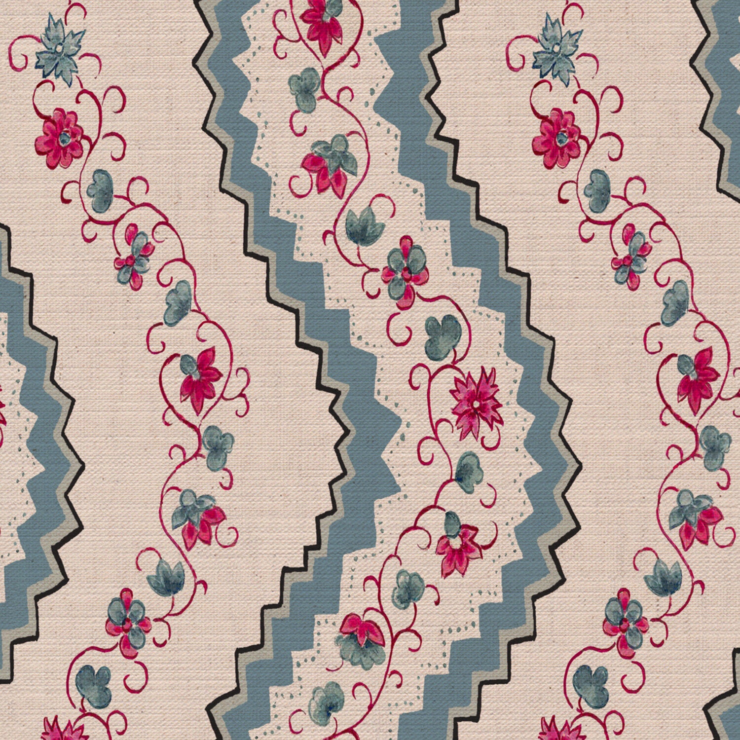 CW: Pinky red and grey blue | BASE: Mercia Linen | HERO