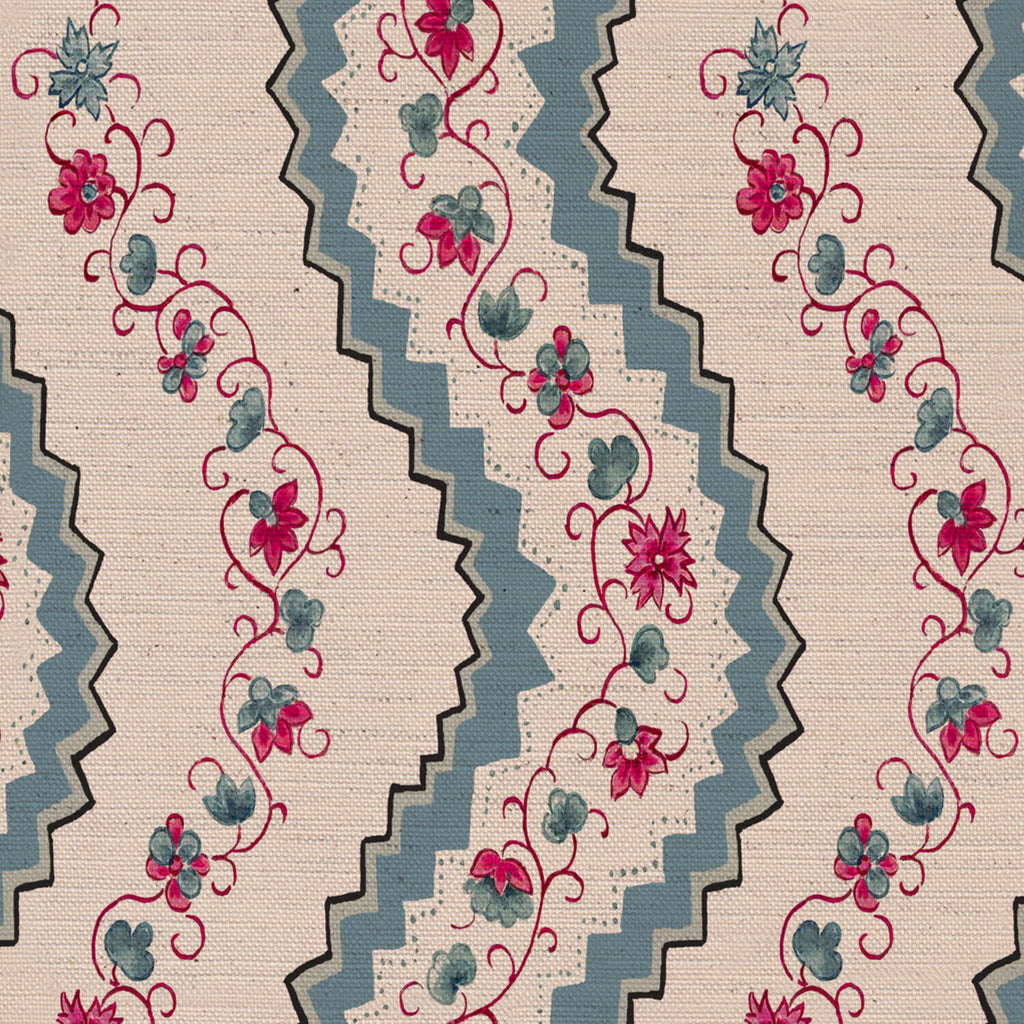 CW: Pinky red and grey blue | BASE: Natural Luxury Linen | HERO