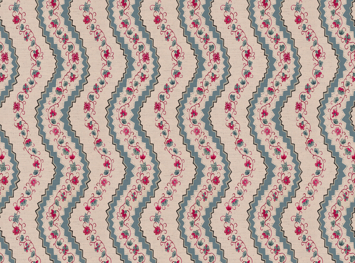 CW: Pinky red and grey blue | BASE: Natural Luxury Linen