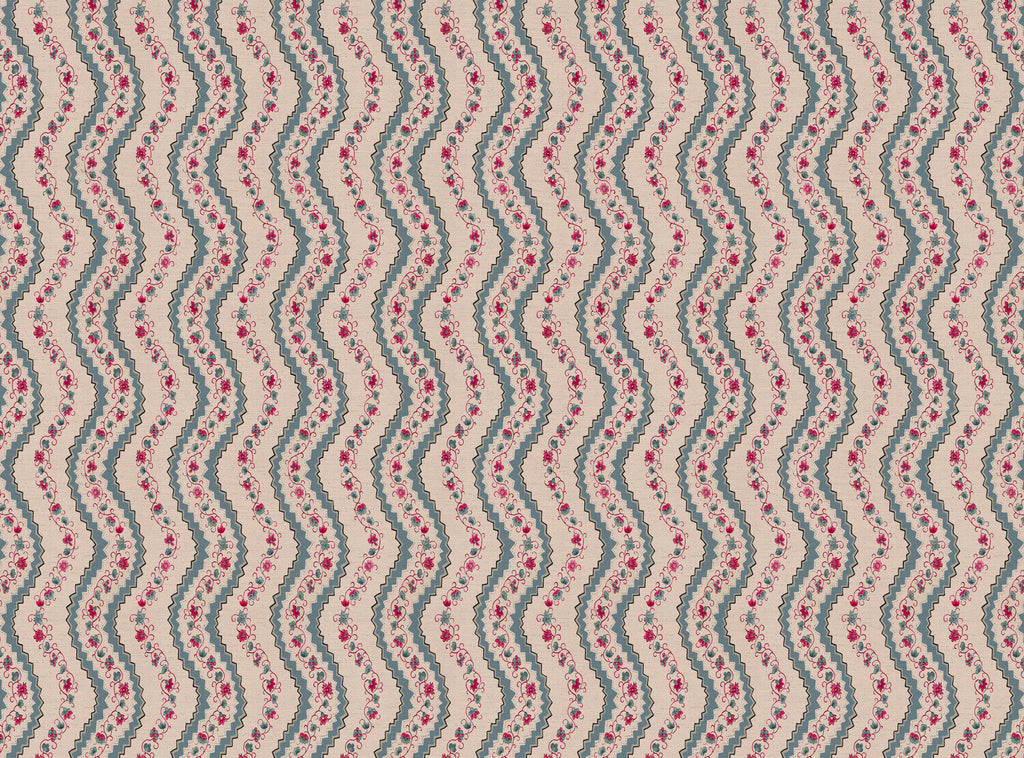 CW: Pinky red and grey blue | BASE: Natural Luxury Linen