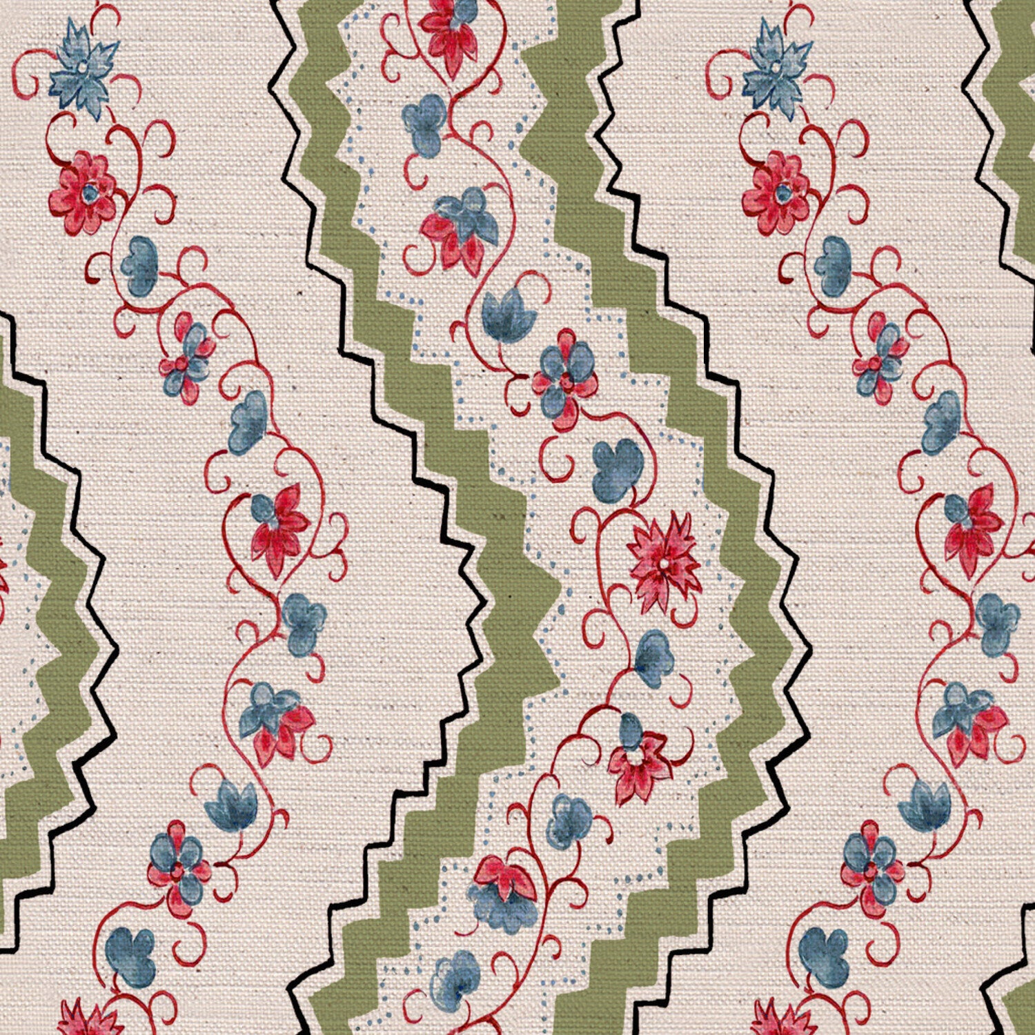 CW: Apple green red and blue | BASE: Natural Luxury Linen | HERO
