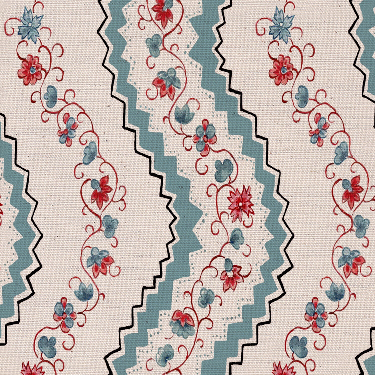 CW: Blue and red | BASE: Natural Luxury Linen | HERO