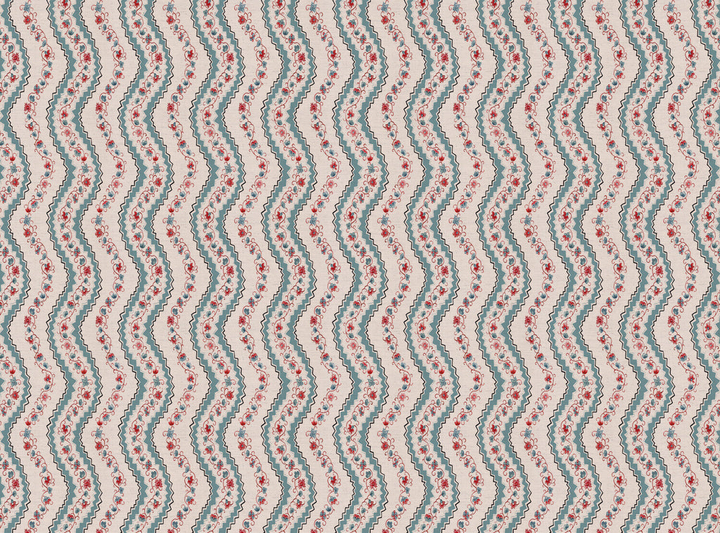 CW: Blue and red | BASE: Natural Luxury Linen