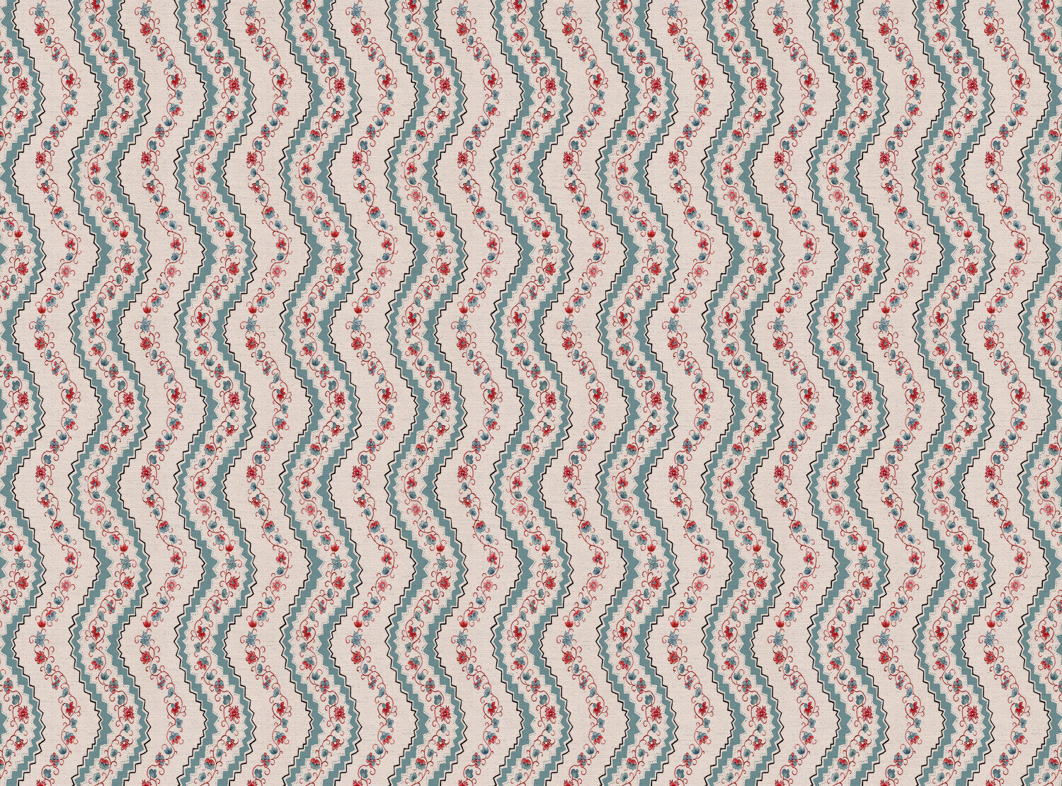 CW: Blue and red | BASE: Natural Luxury Linen