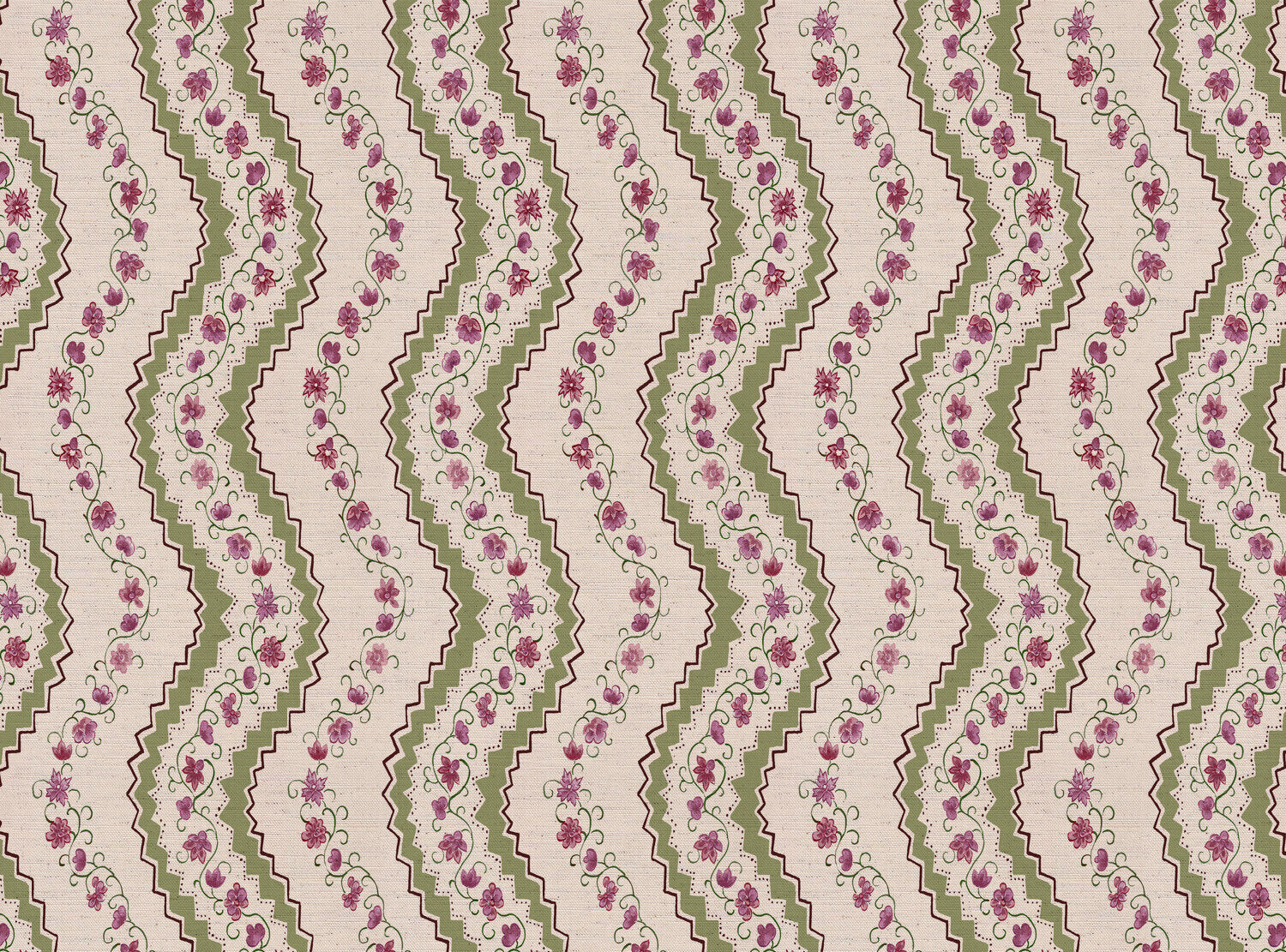 CW: Dusky rose and green | BASE: Natural Luxury Linen