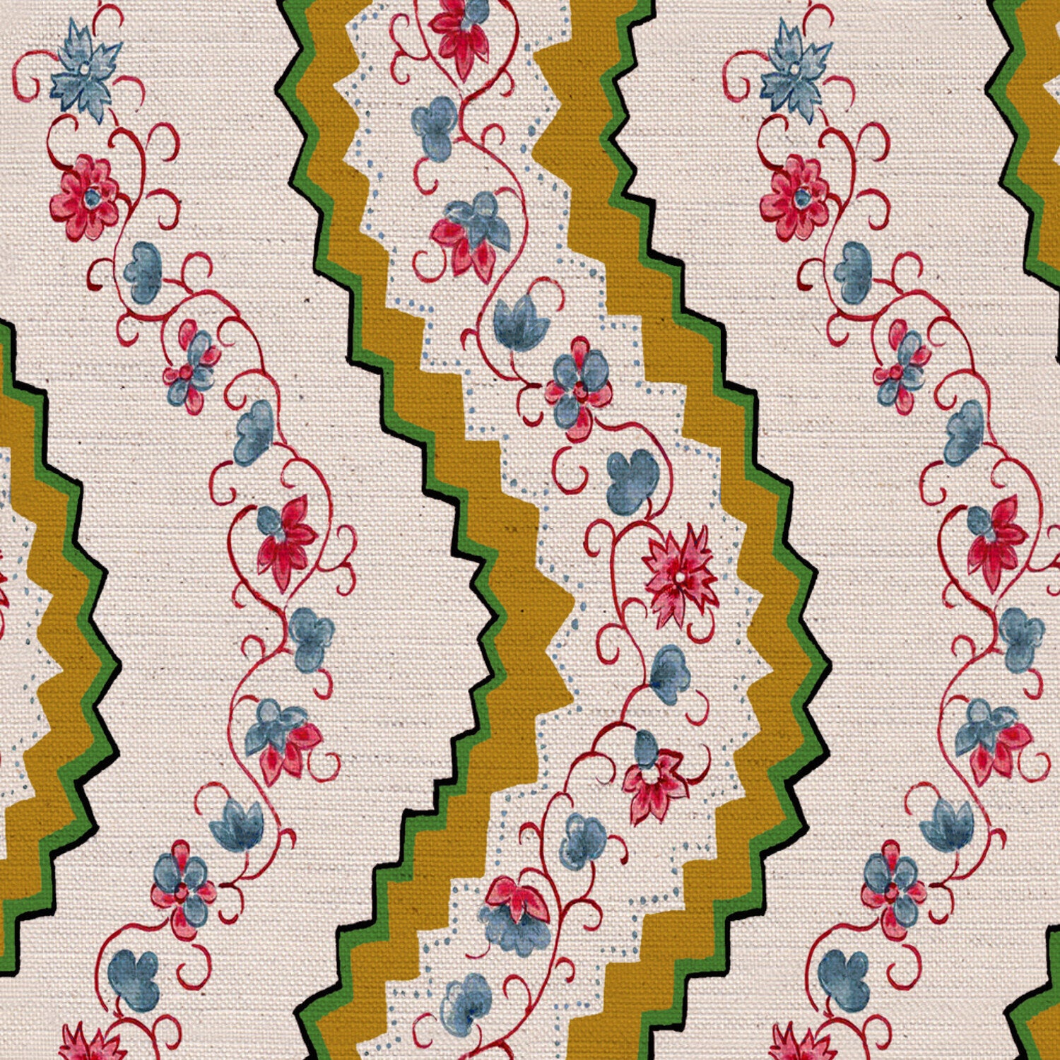 CW: Gold green red and blue | BASE: Natural Luxury Linen | HERO