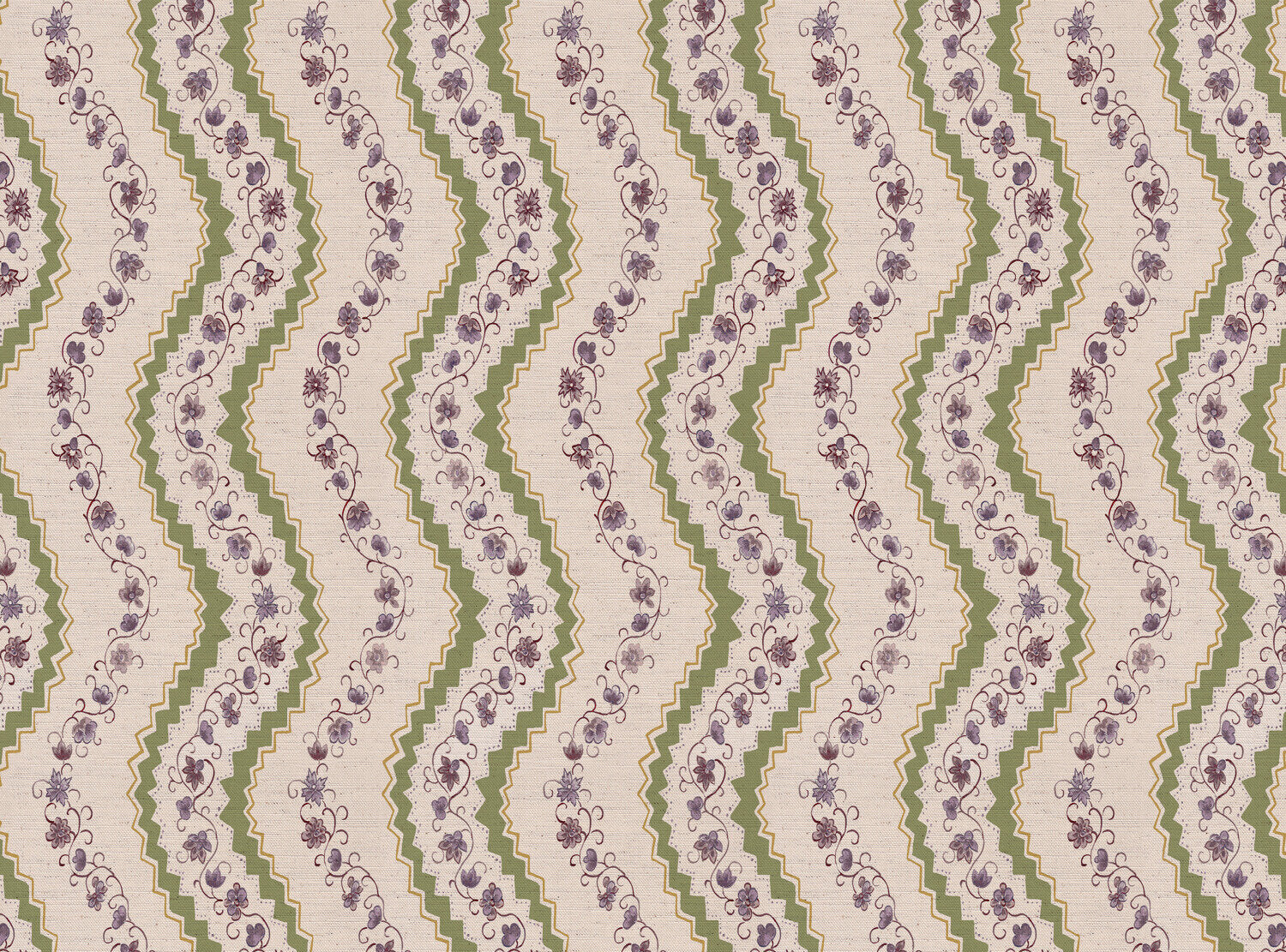 CW: Lilac green and yellow | BASE: Natural Luxury Linen