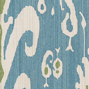 Blue and moss green