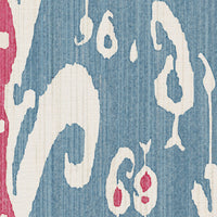 Soft blue and pinky red
