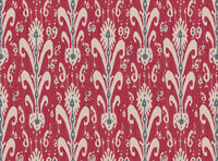 Warm red and grey blue