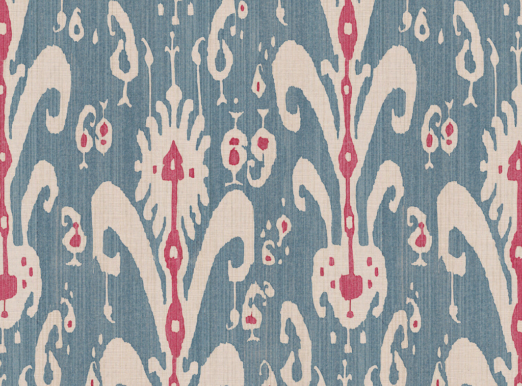 CW: Soft blue and pinky red | BASE: Mercia Linen