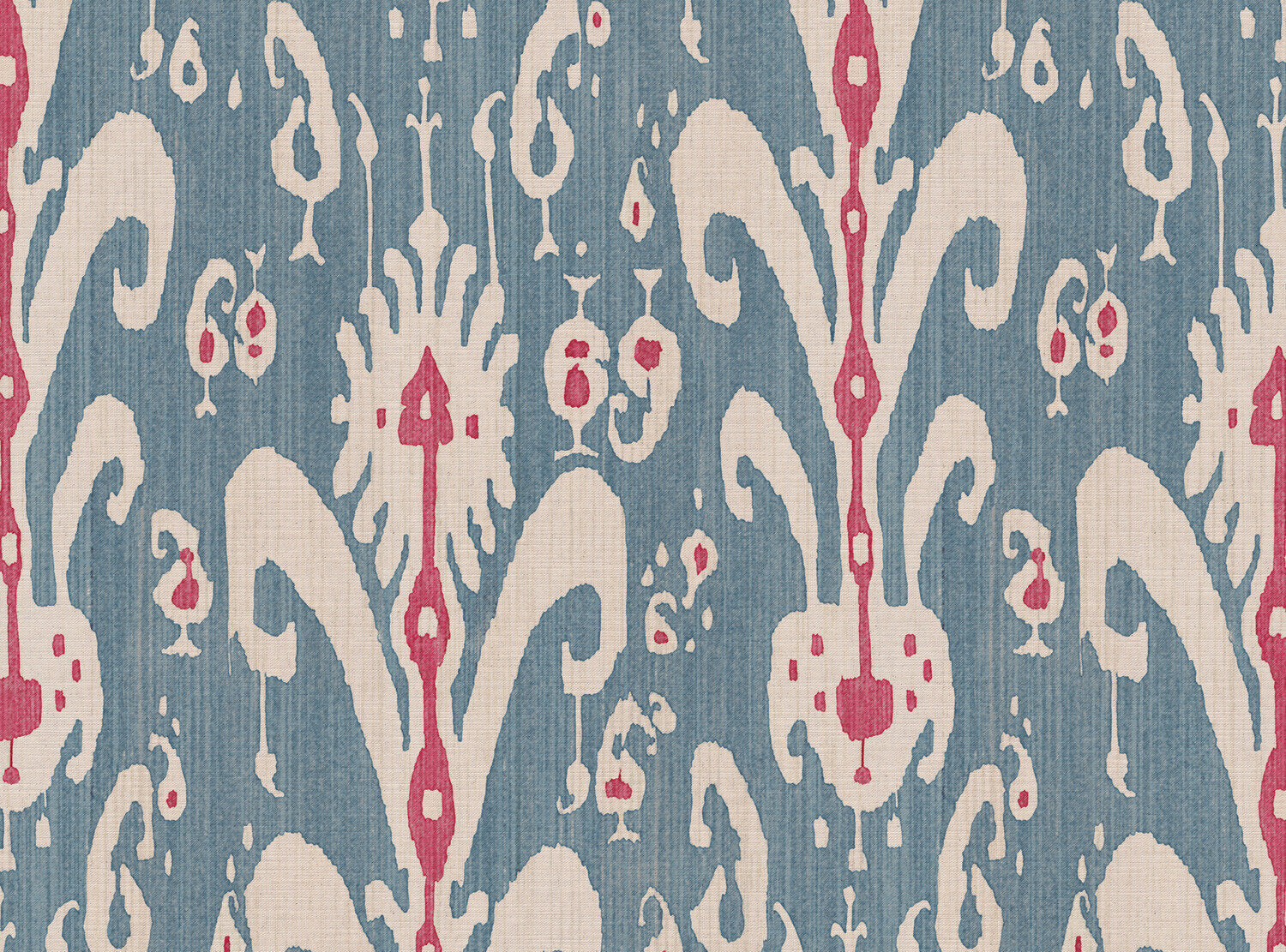 CW: Soft blue and pinky red | BASE: Mercia Linen