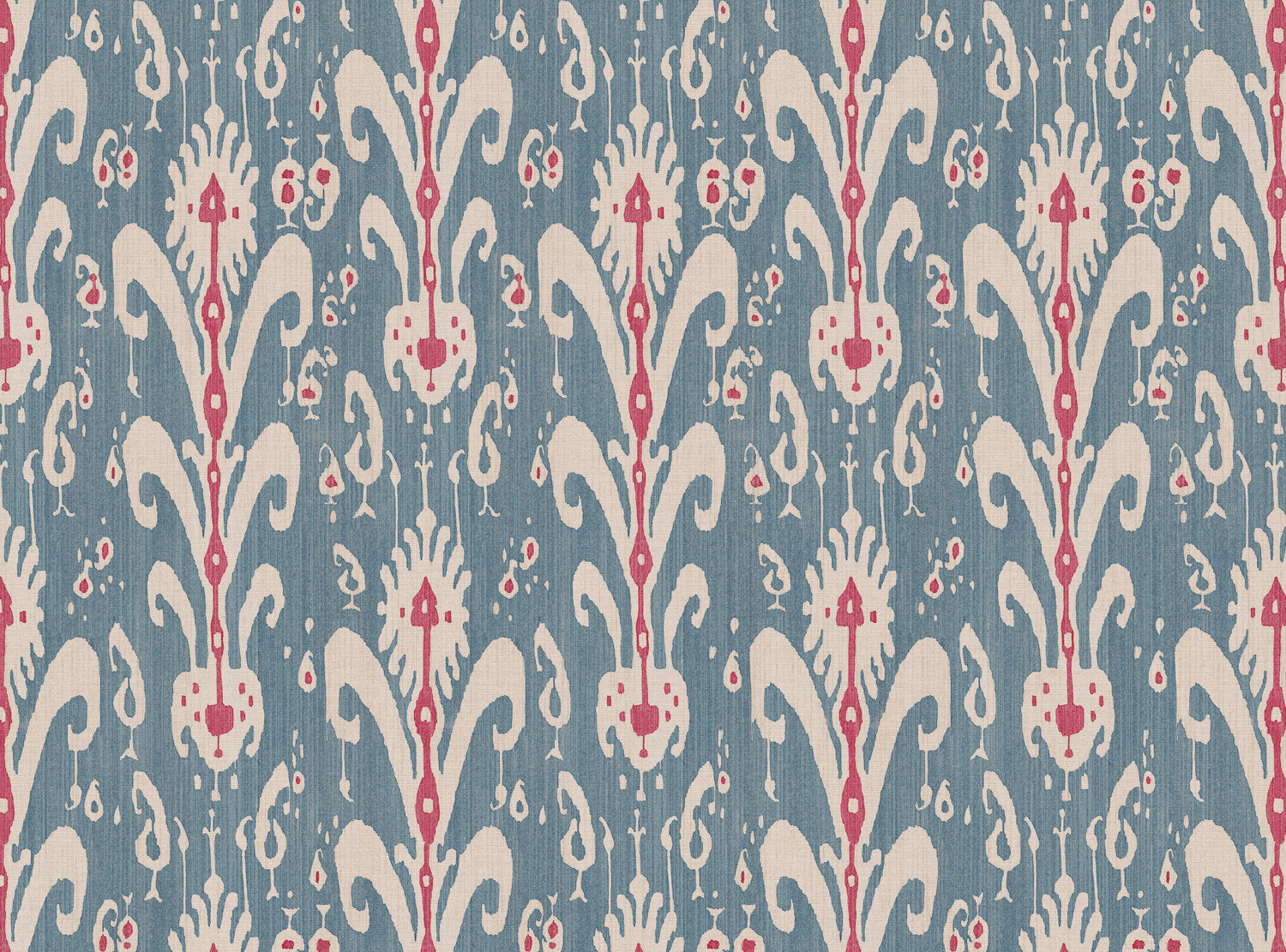CW: Soft blue and pinky red | BASE: Mercia Linen