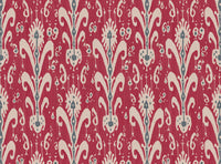 Warm red and grey blue