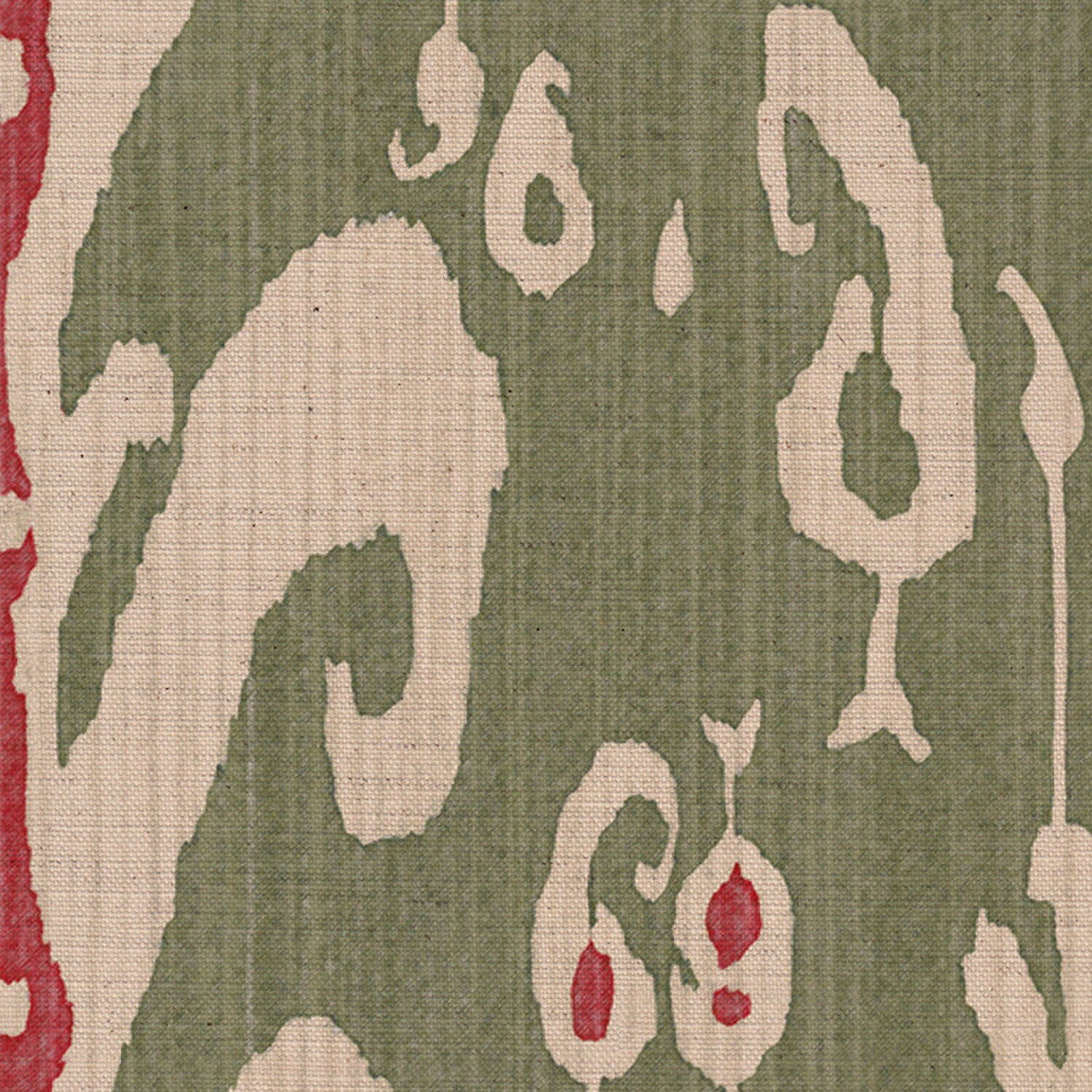 CW: Sage green and red | BASE: Natural Luxury Linen | HERO