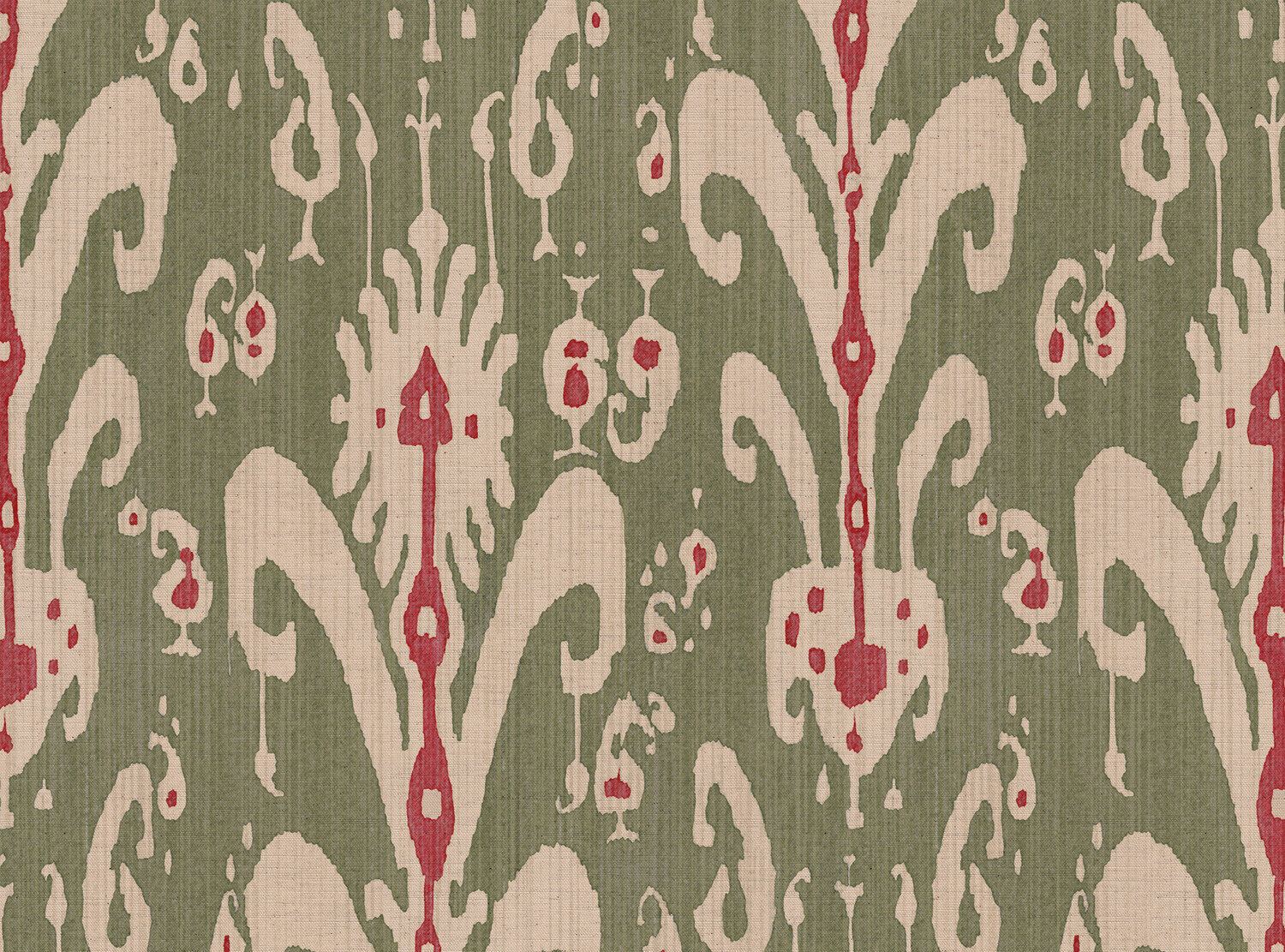 CW: Sage green and red | BASE: Natural Luxury Linen