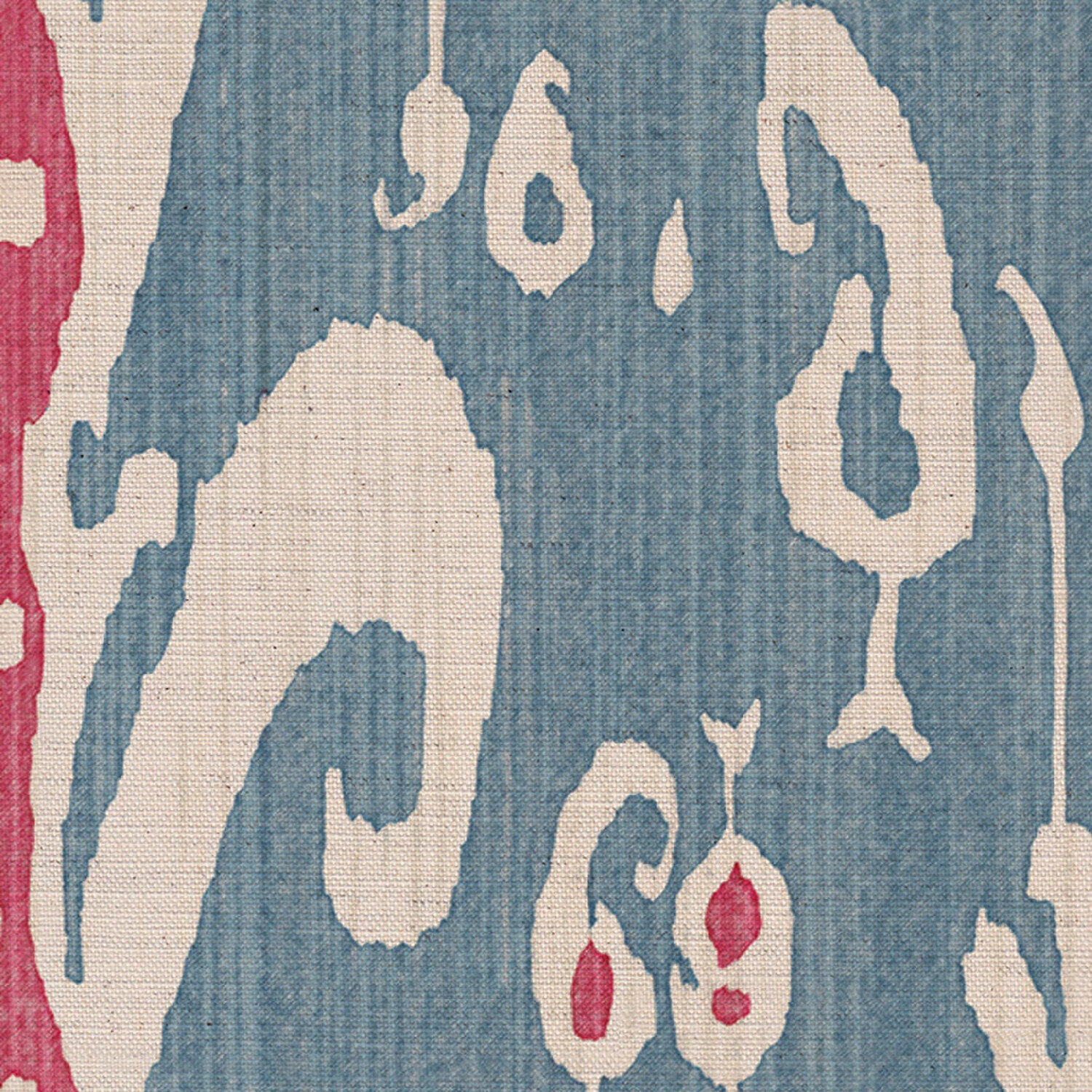 CW: Soft blue and pinky red | BASE: Natural Luxury Linen | HERO