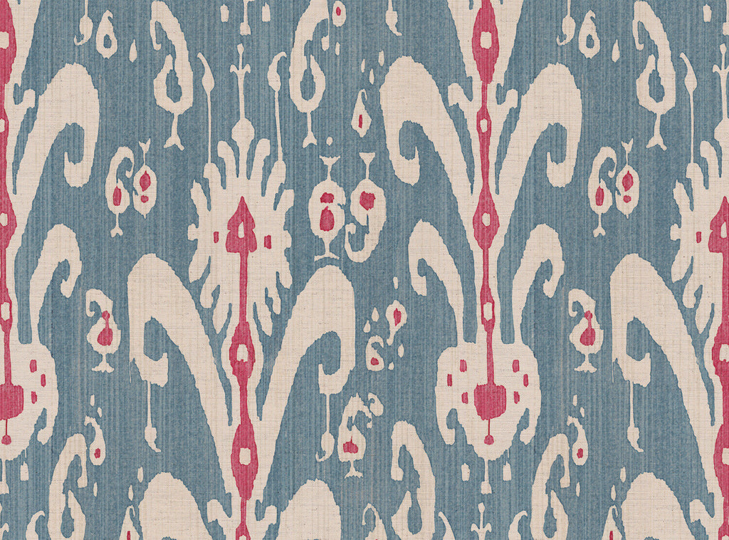 CW: Soft blue and pinky red | BASE: Natural Luxury Linen