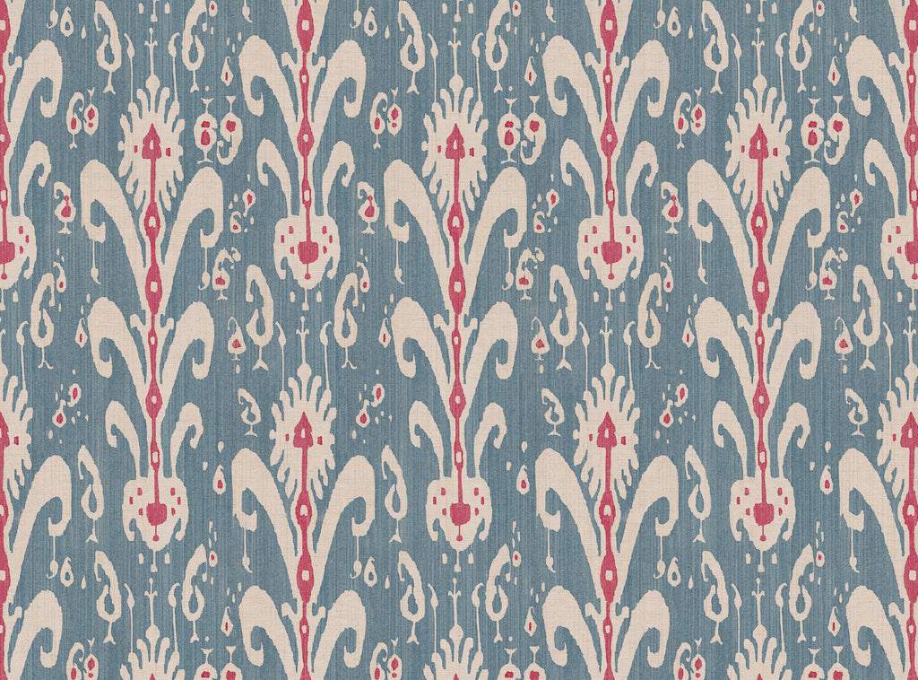CW: Soft blue and pinky red | BASE: Natural Luxury Linen