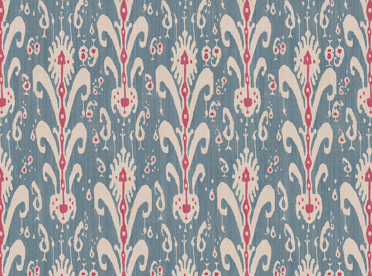 CW: Soft blue and pinky red | BASE: Natural Luxury Linen