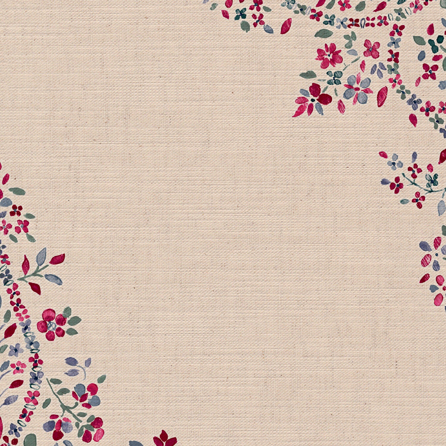 CW: Pinky red and grey blue | BASE: Mercia Linen | HERO