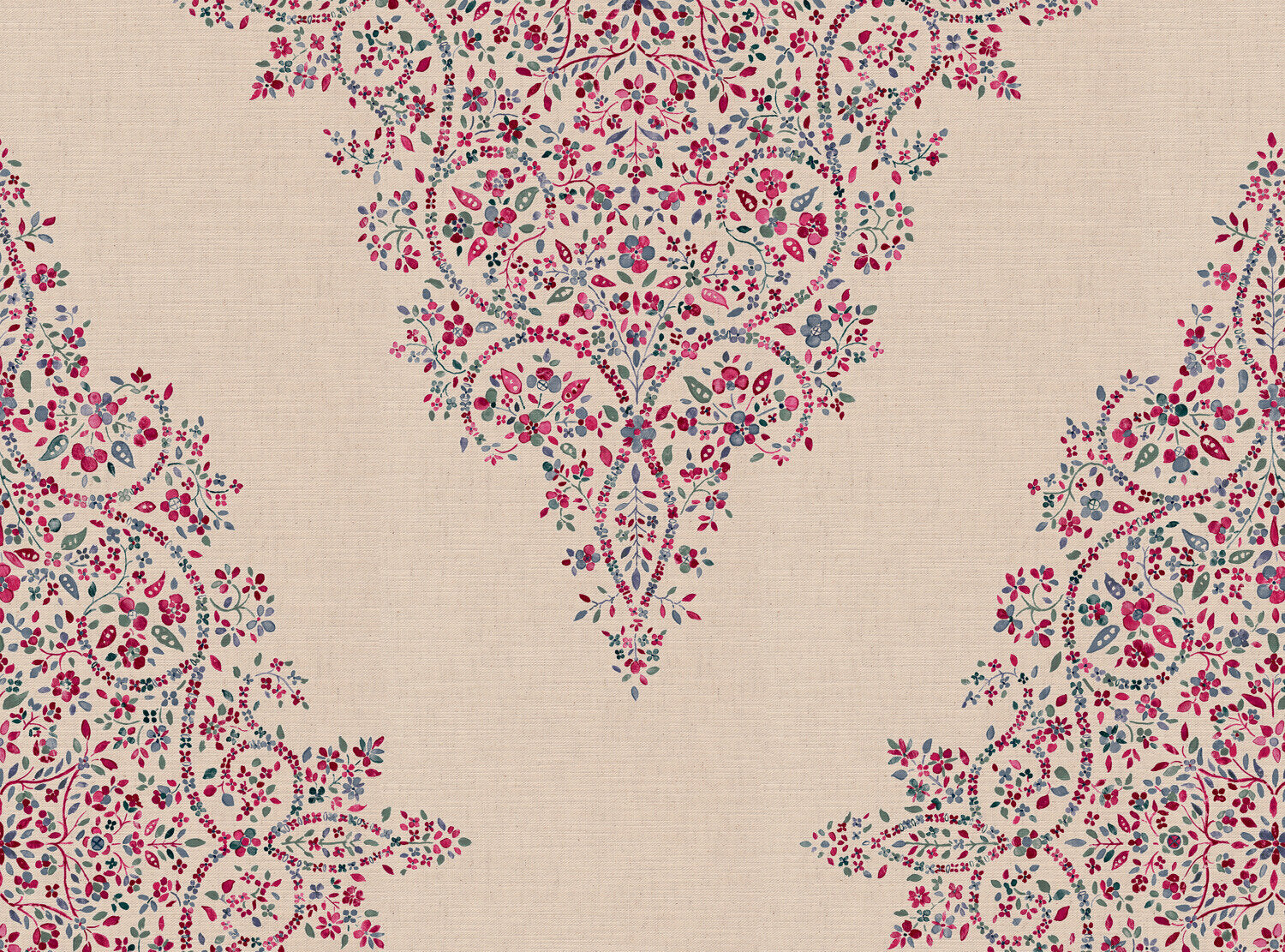 CW: Pinky red and grey blue | BASE: Mercia Linen