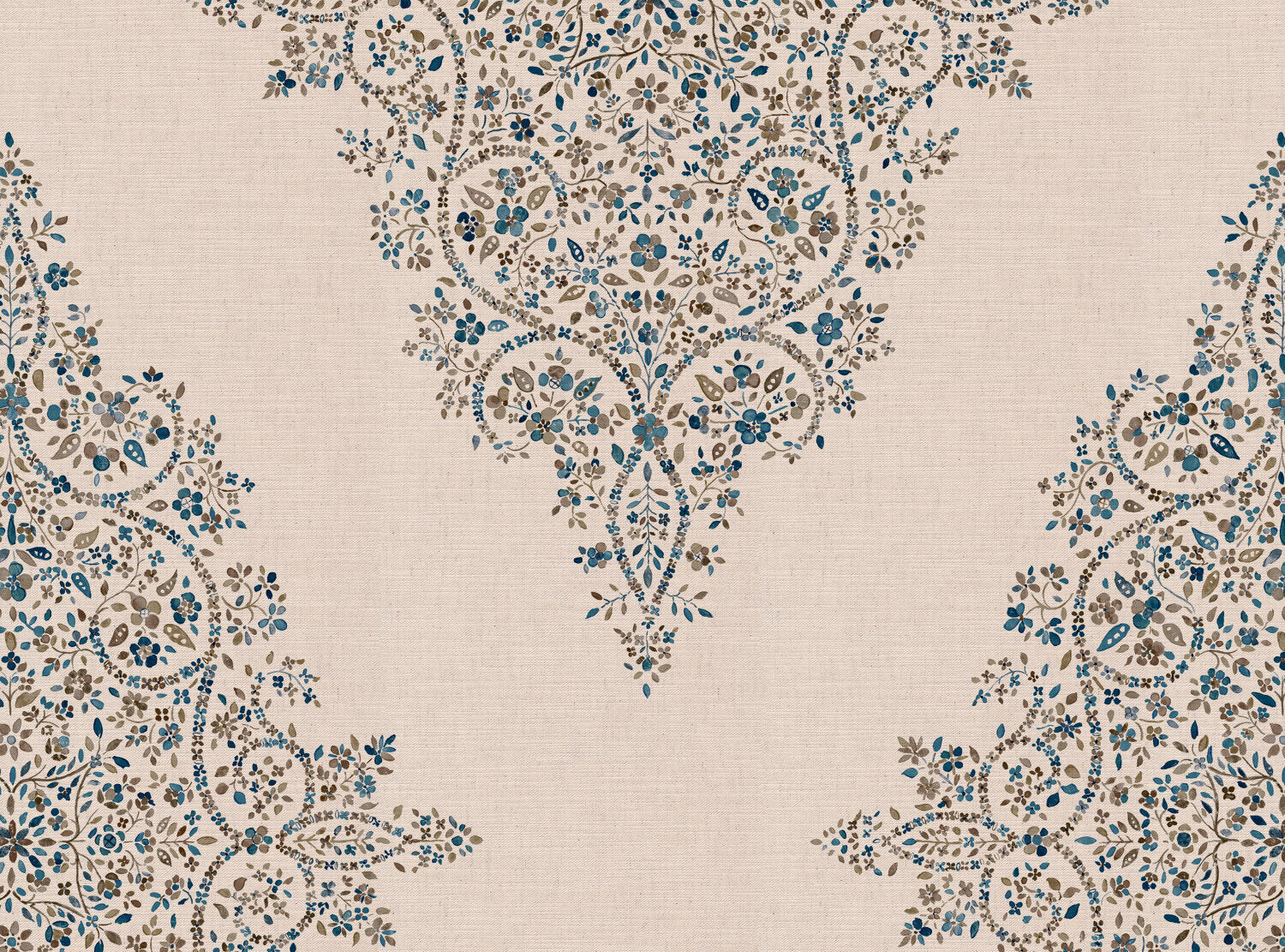CW: Green blue and brown | BASE: Mercia Linen