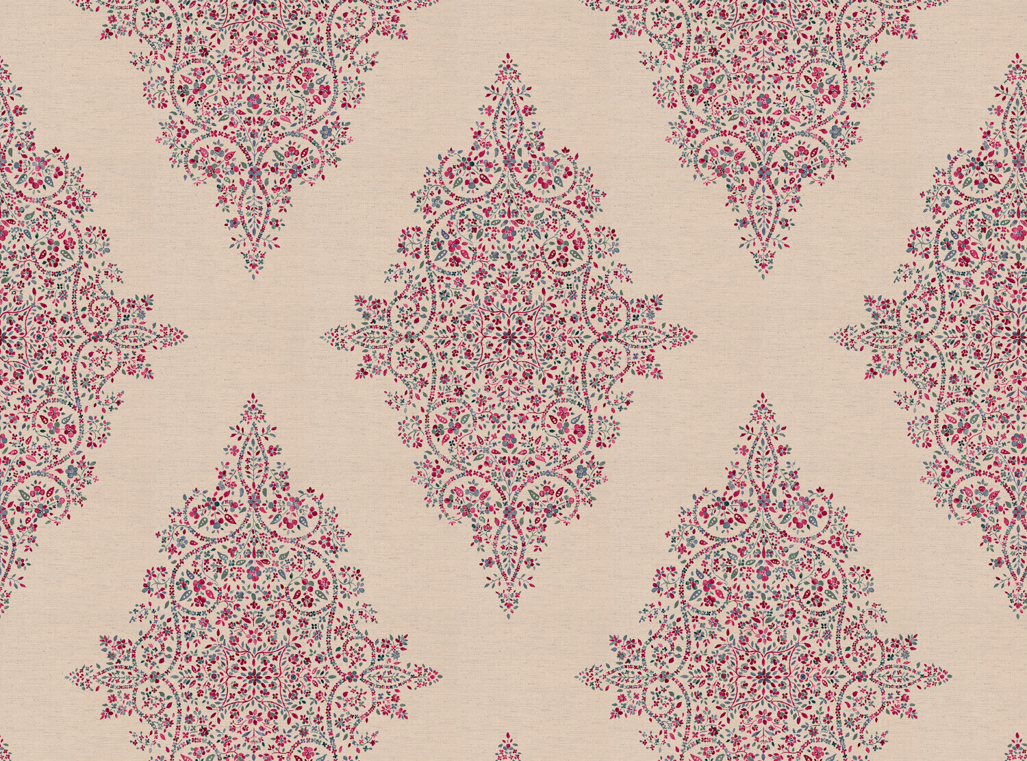 CW: Pinky red and grey blue | BASE: Natural Luxury Linen