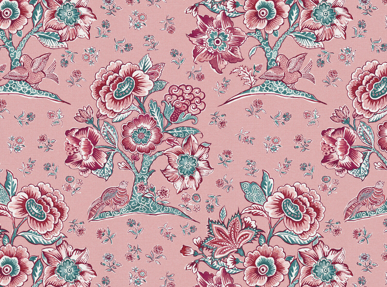 CW: Soft pink ground damson and green blue | BASE: Luxury Linen