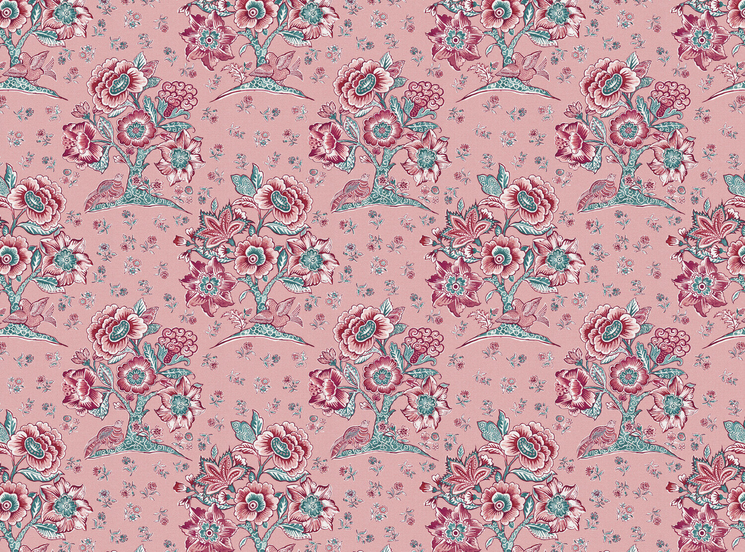 CW: Soft pink ground damson and green blue | BASE: Luxury Linen