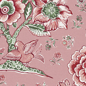 Soft pink ground pink and green