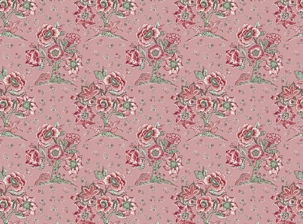 CW: Soft pink ground pink and green | BASE: Luxury Linen