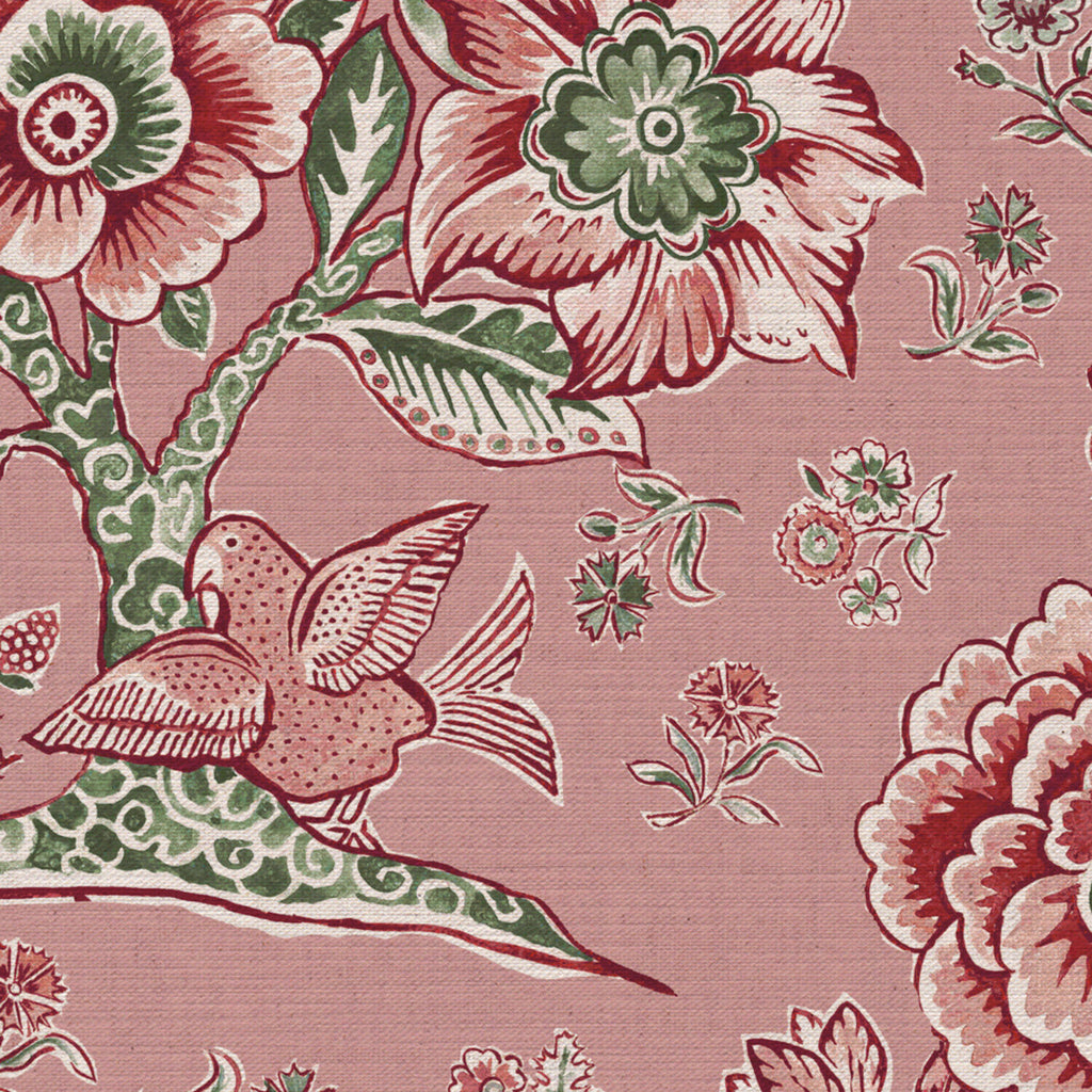 CW: Soft pink ground pink and green | BASE: Mercia Linen | HERO