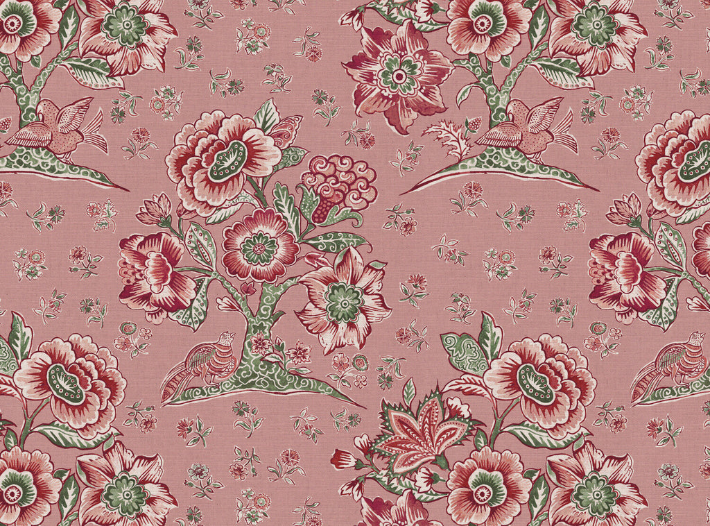 CW: Soft pink ground pink and green | BASE: Mercia Linen