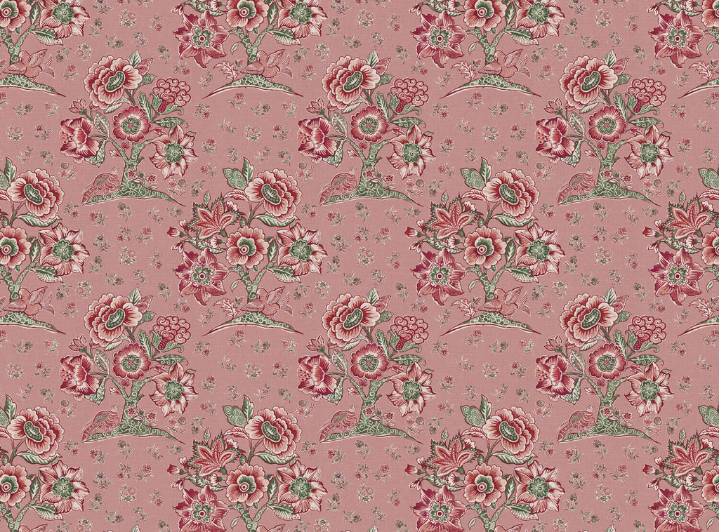 CW: Soft pink ground pink and green | BASE: Mercia Linen