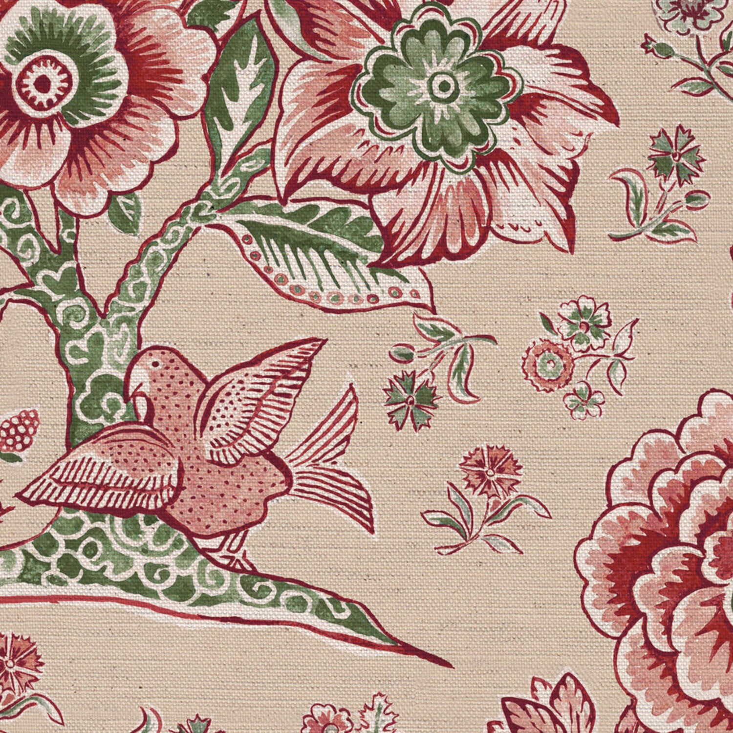 CW: Pink and green | BASE: Natural Luxury Linen | HERO