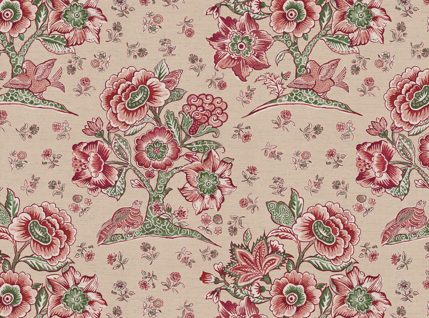 CW: Pink and green | BASE: Natural Luxury Linen