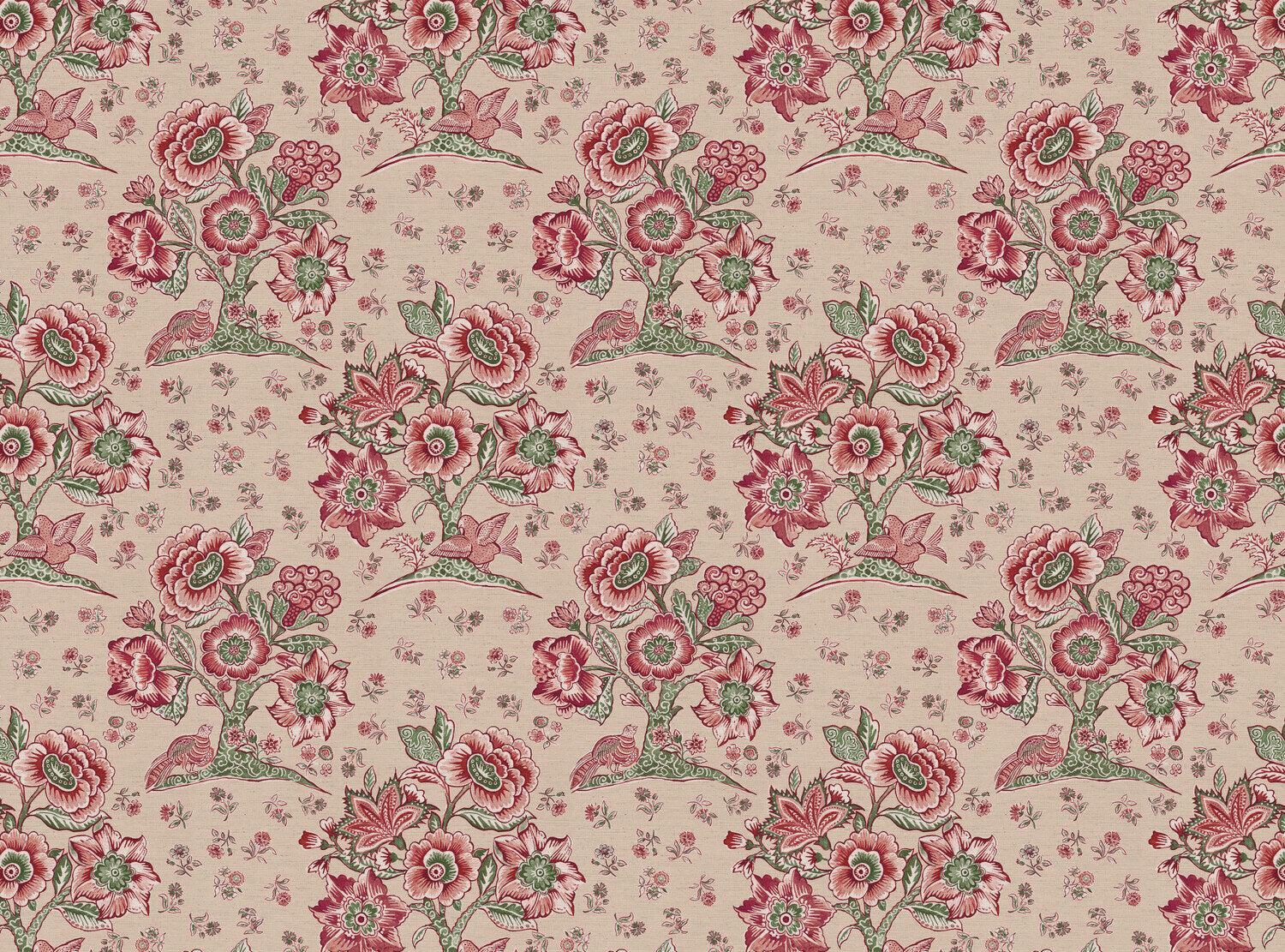 CW: Pink and green | BASE: Natural Luxury Linen