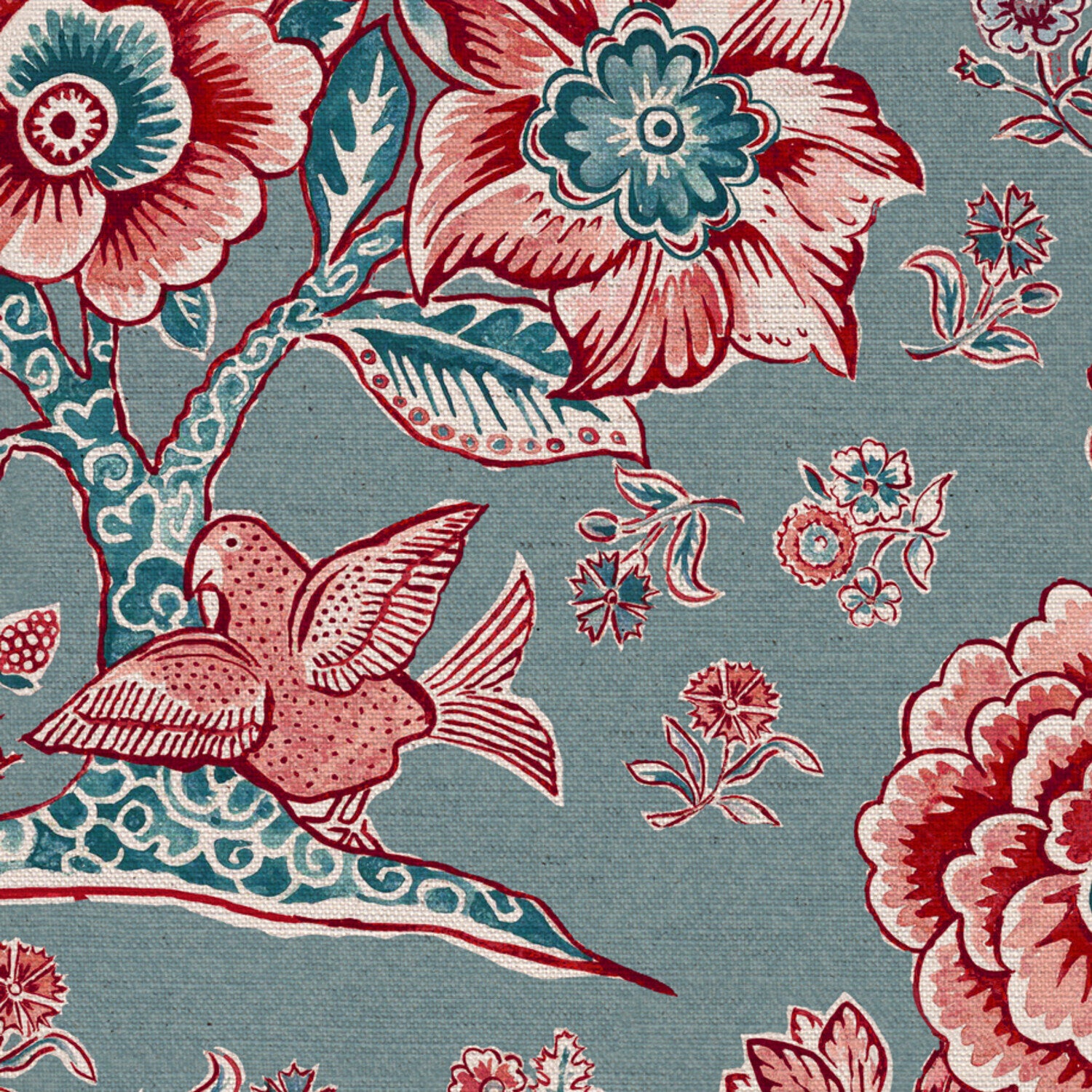 CW: Blue ground | BASE: Natural Luxury Linen | HERO