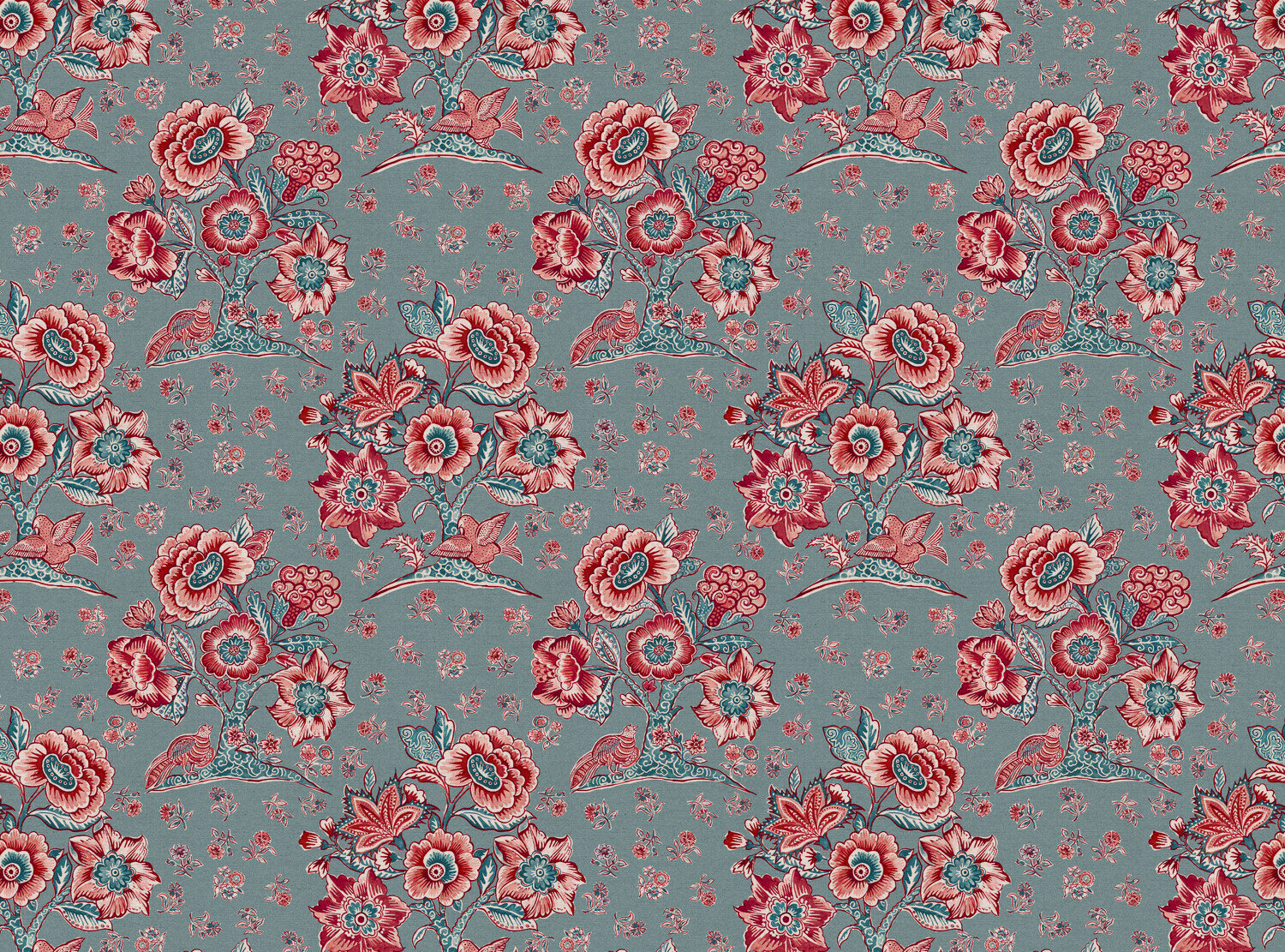 CW: Blue ground | BASE: Natural Luxury Linen
