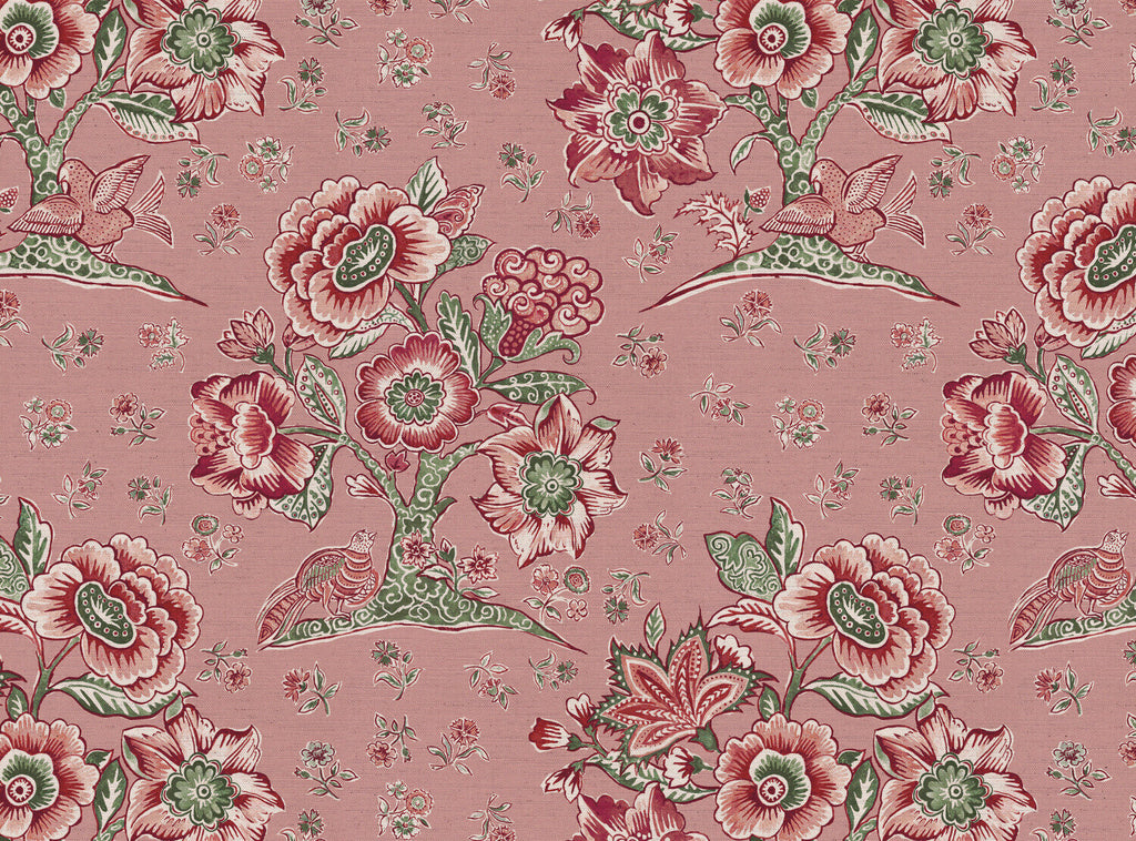 CW: Soft pink ground pink and green | BASE: Natural Luxury Linen