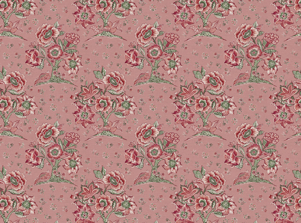 CW: Soft pink ground pink and green | BASE: Natural Luxury Linen