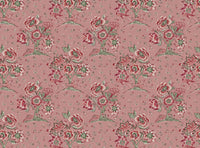 Soft pink ground pink and green