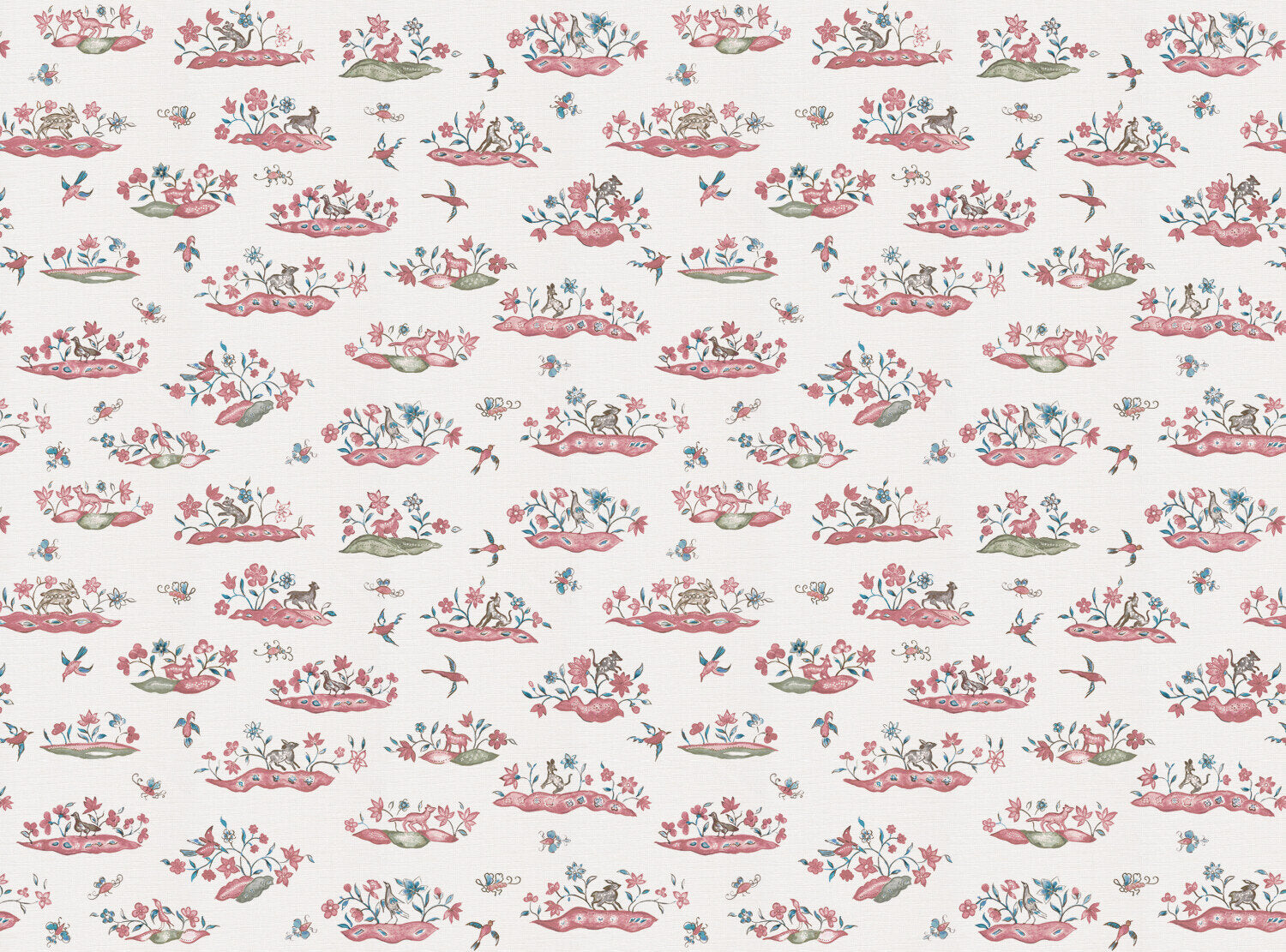 CW: Soft red pink and blue | BASE: Luxury Linen