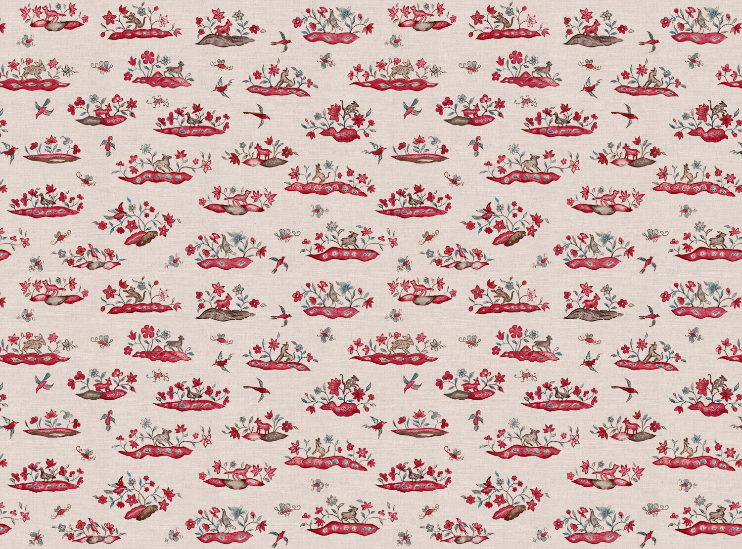 CW: Deep red and brown | BASE: Mercia Linen